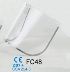 FC48 FACESHIELD VISOR 8”x15.5"x 1.0 mm - KLSI